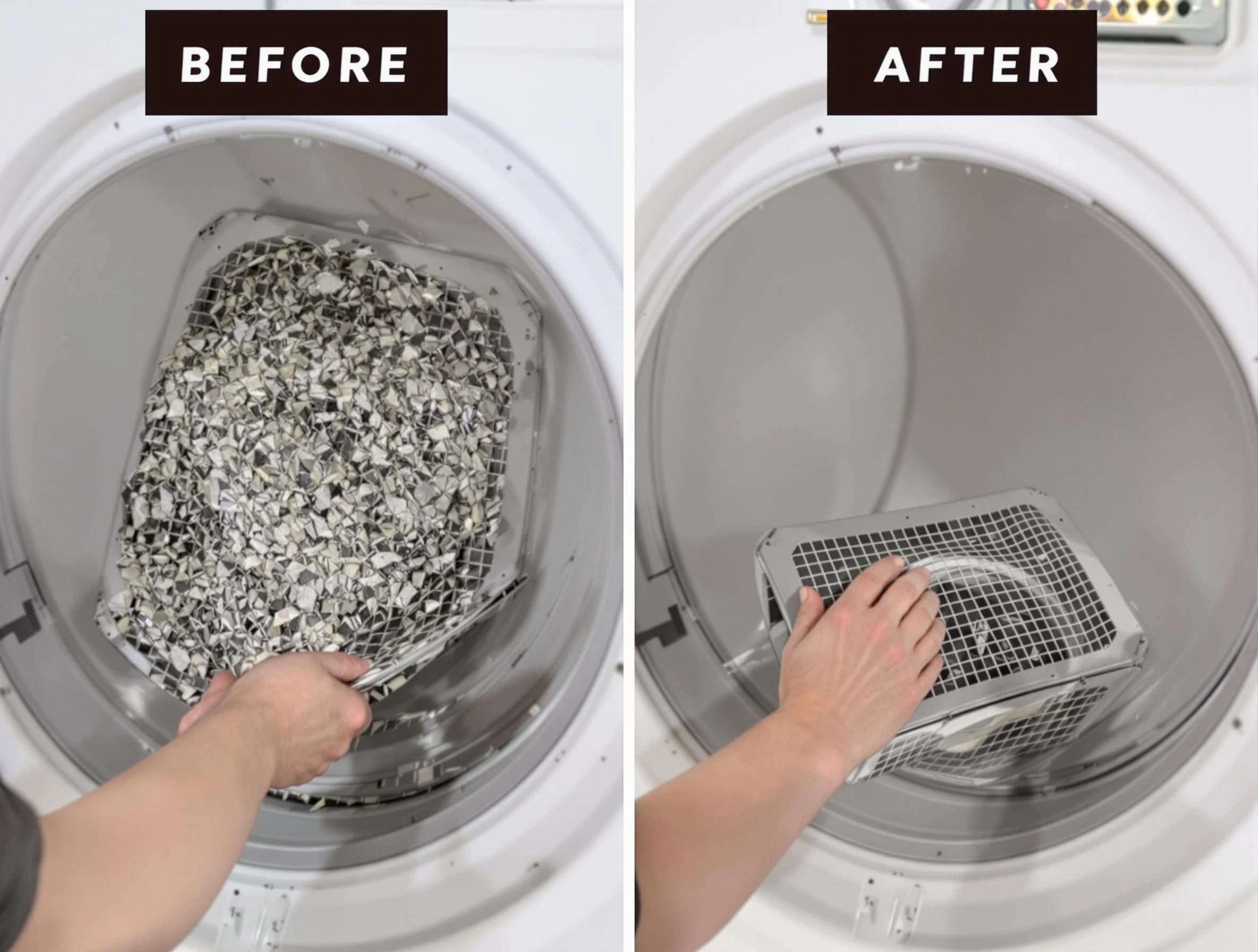 Professional lint trap cleaning by Clinton Dryer Vent Cleaning in Clinton