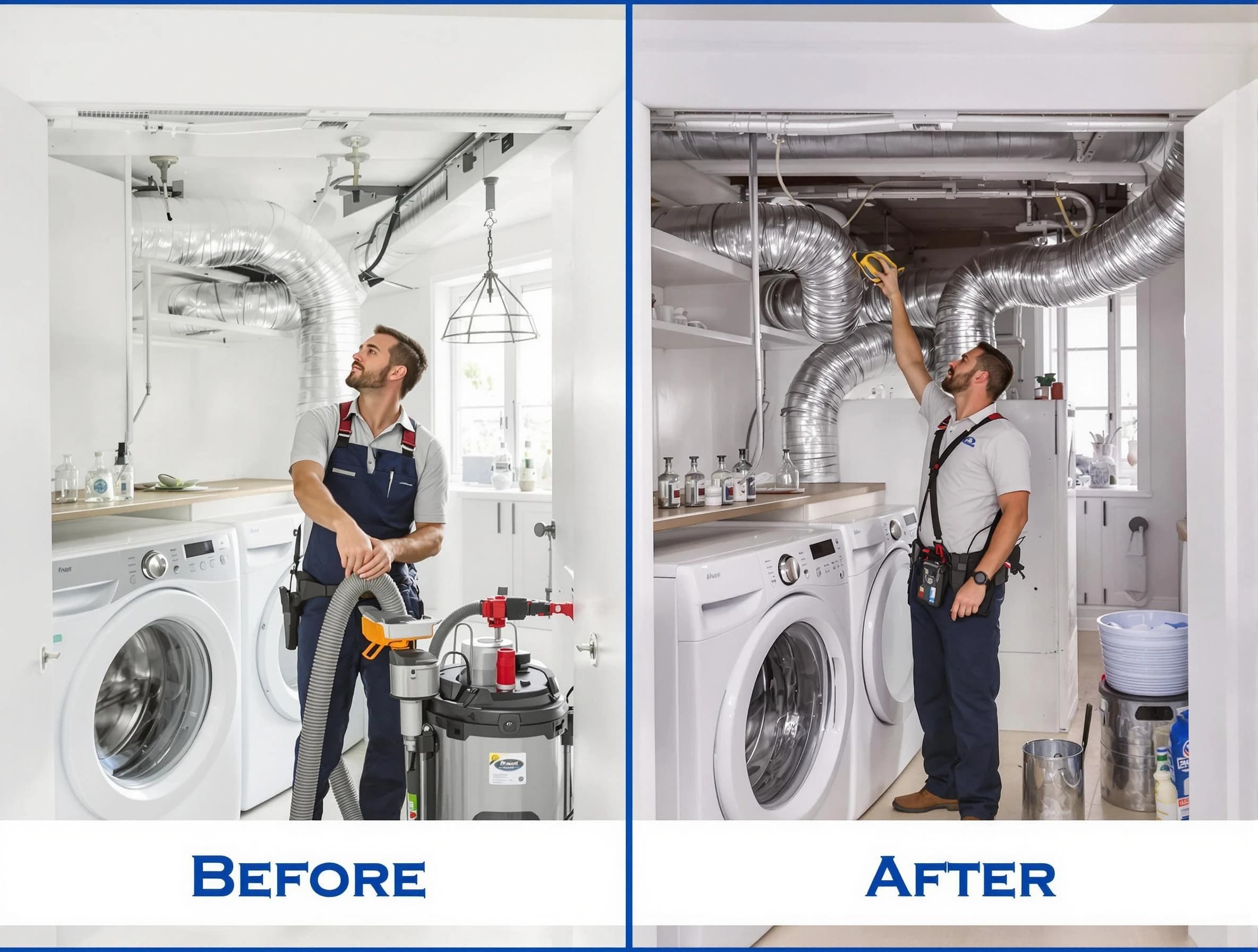 Expert gas dryer vent cleaning by Clinton Dryer Vent Cleaning in Clinton