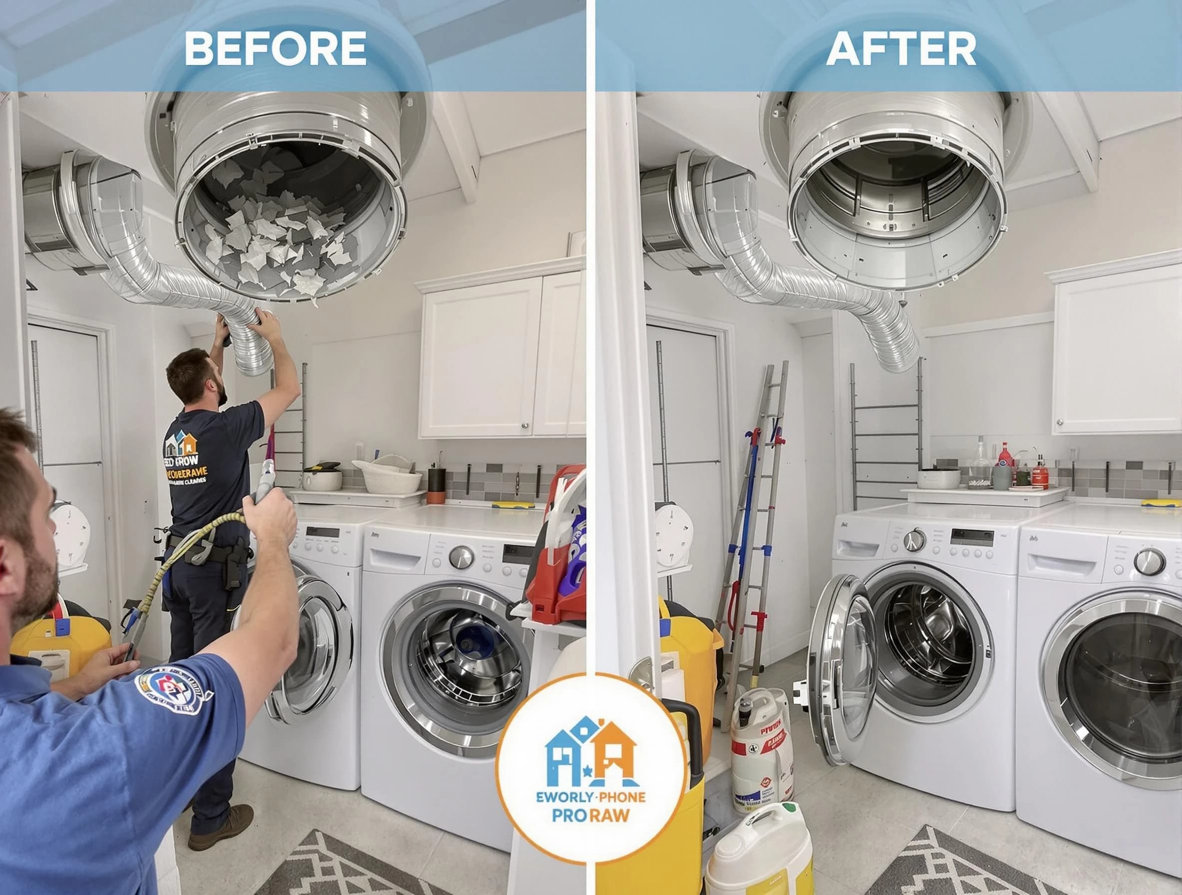 Residential dryer vent cleaning by Clinton Dryer Vent Cleaning in Clinton
