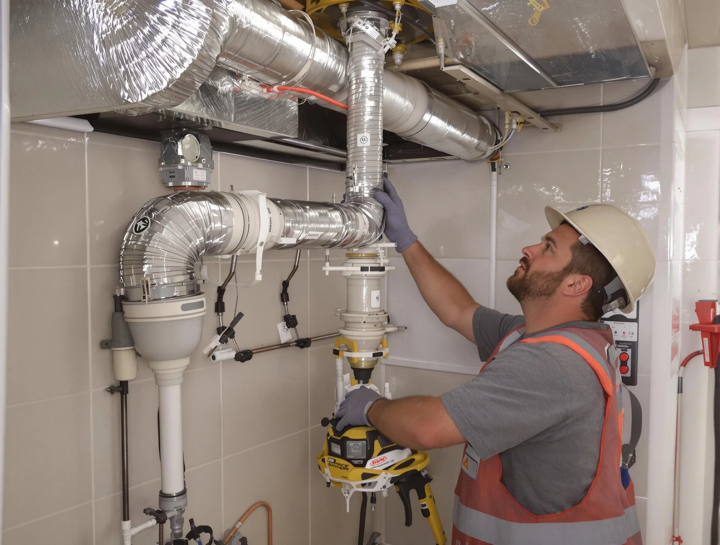 Clinton Dryer Vent Cleaning expert performing professional dryer vent repair and installation in Clinton