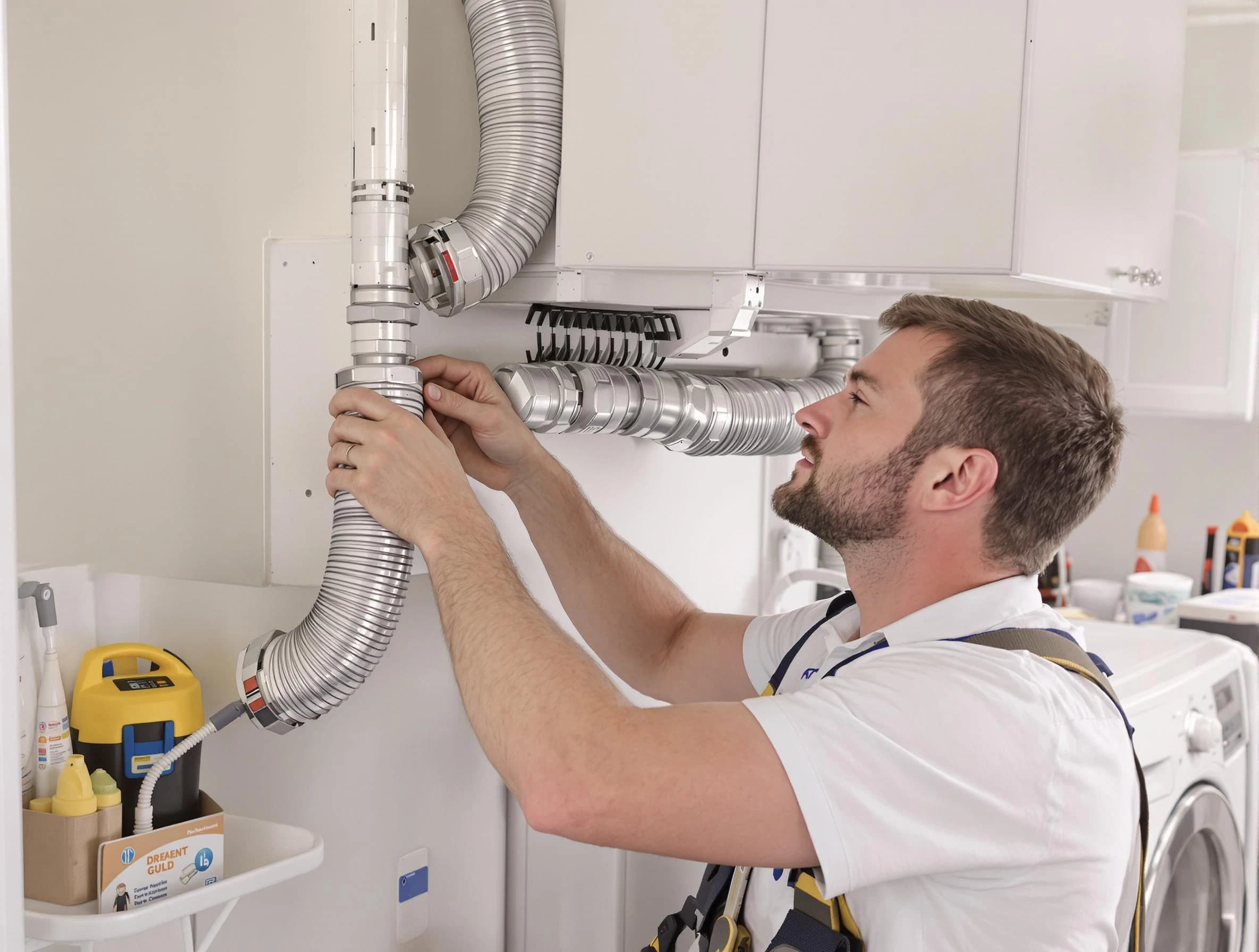 Professional dryer vent repair and installation by Clinton Dryer Vent Cleaning in Clinton
